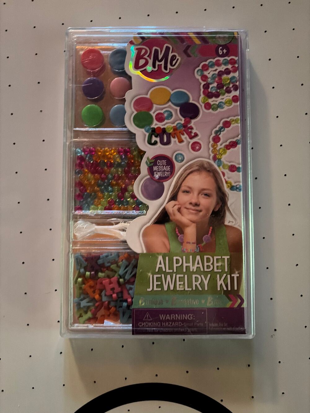 Creative Kids B Me Alphabet Jewelry Craft Kit Ages 6+ Design Your Own NEW/SEALED